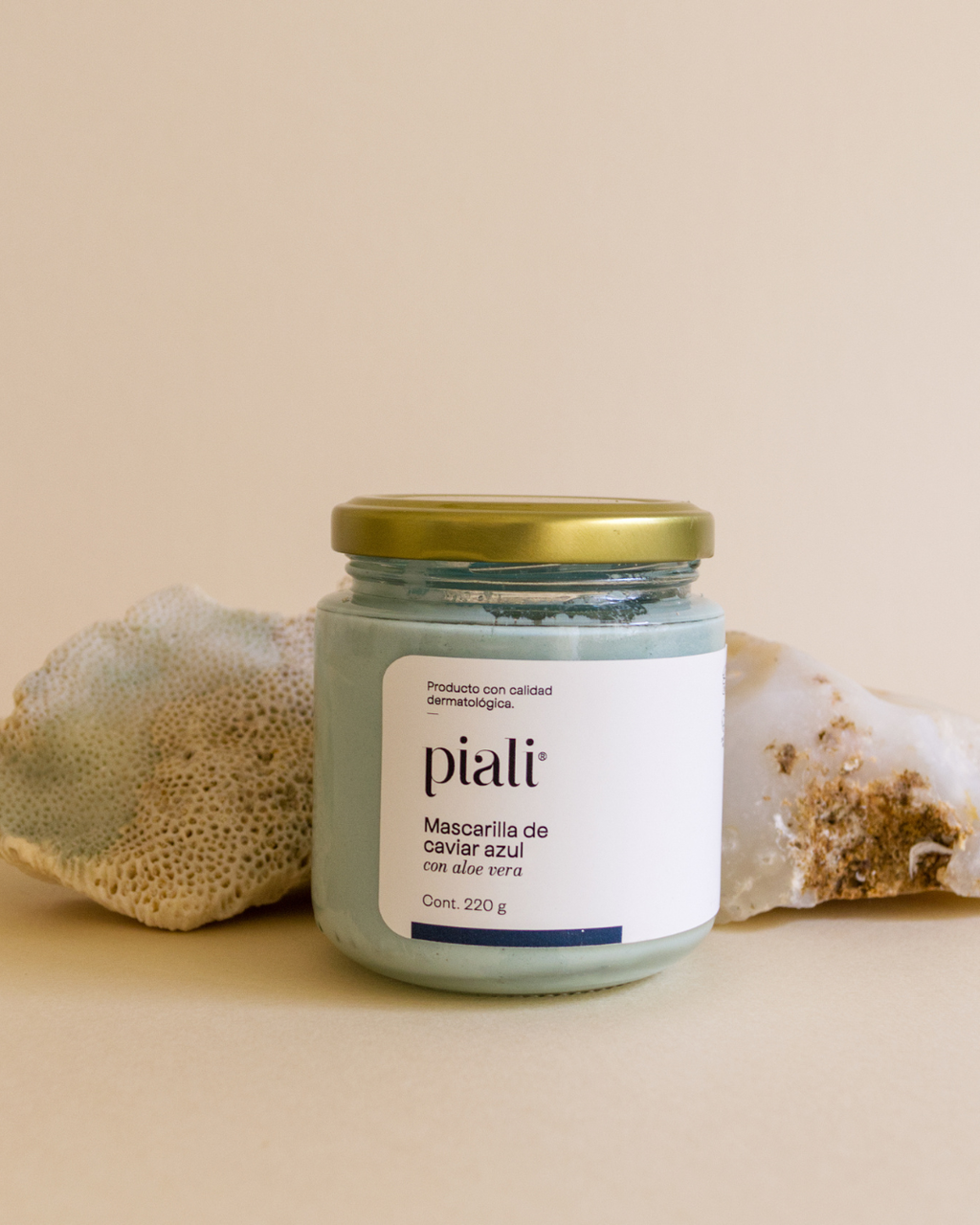 Mascarilla de caviar azul