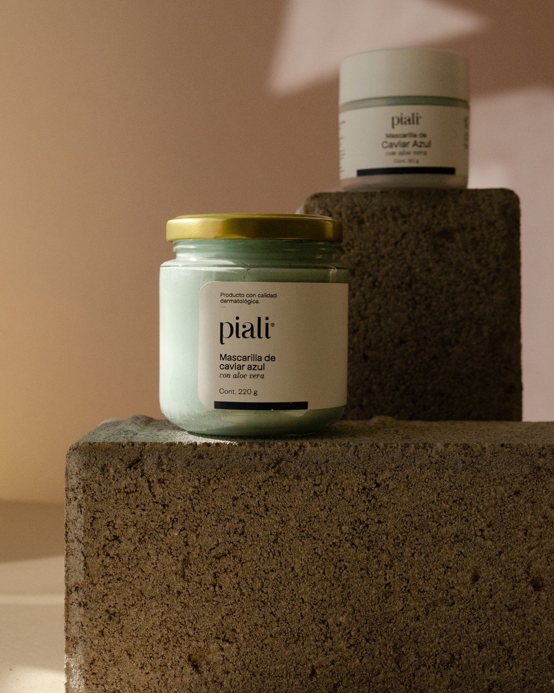 Mascarilla de caviar azul